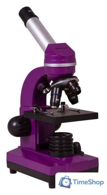 Детский микроскоп Bresser Junior Biolux SEL 40–1600x 74321 (фиолетовый) - Изображение №2 — Интернет-магазин Time-Shop