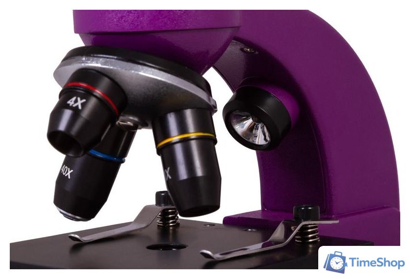 Детский микроскоп Bresser Junior Biolux SEL 40–1600x 74321 (фиолетовый) - Изображение №10 — Интернет-магазин Time-Shop