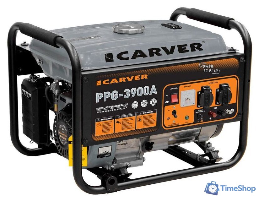 Бензиновый генератор Carver PPG-3900A - Изображение №1 — Интернет-магазин Time-Shop