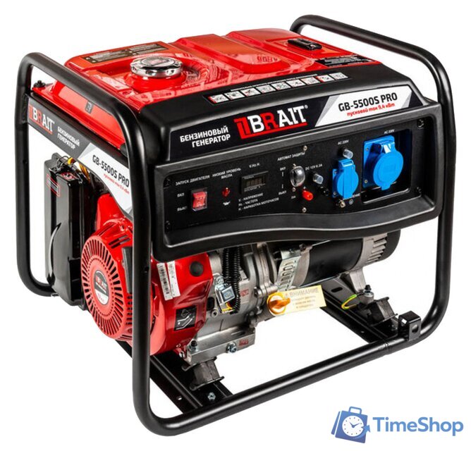 Бензиновый генератор Brait GB-5500S Pro - Изображение №1 — Интернет-магазин Time-Shop