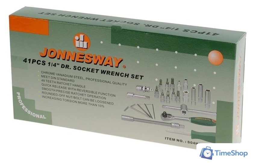 Универсальный набор инструментов Jonnesway S04H2141S (41 предмет) - Изображение №7 — Интернет-магазин Time-Shop