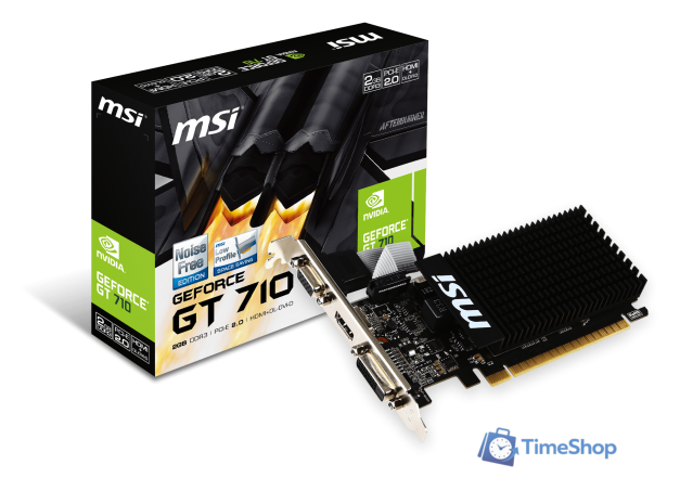 Видеокарта MSI GeForce GT 710 2GB DDR3 [GT 710 2GD3H LP] - Изображение №4 — Интернет-магазин Time-Shop