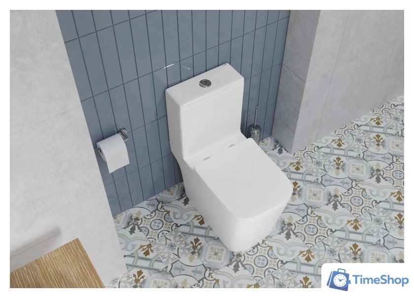 Унитаз напольный Lauter W09 S-TRAP с полипропиленовым сиденьем и микролифтом 21900003 (вертикальный выпуск) - Изображение №10 — Интернет-магазин Time-Shop