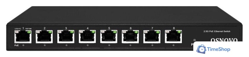 Неуправляемый коммутатор Osnovo SW-8D-1 - Изображение №1 — Интернет-магазин Time-Shop