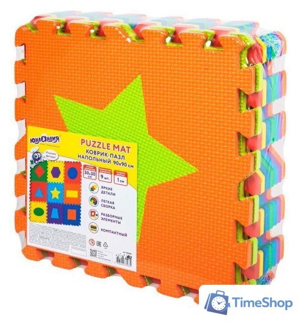 Коврик-пазл Юнландия Фигуры 664664 - Изображение №1 — Интернет-магазин Time-Shop