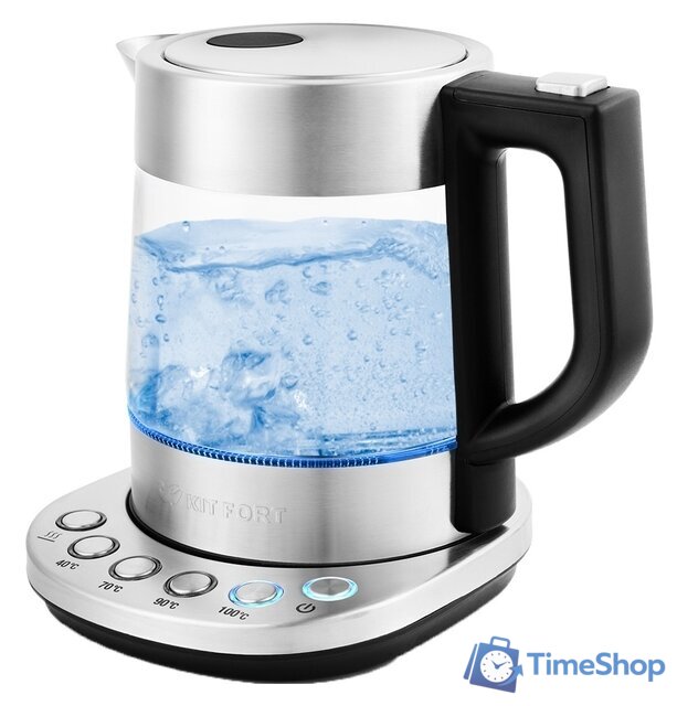 Электрический чайник Kitfort KT-648 - Изображение №1 — Интернет-магазин Time-Shop