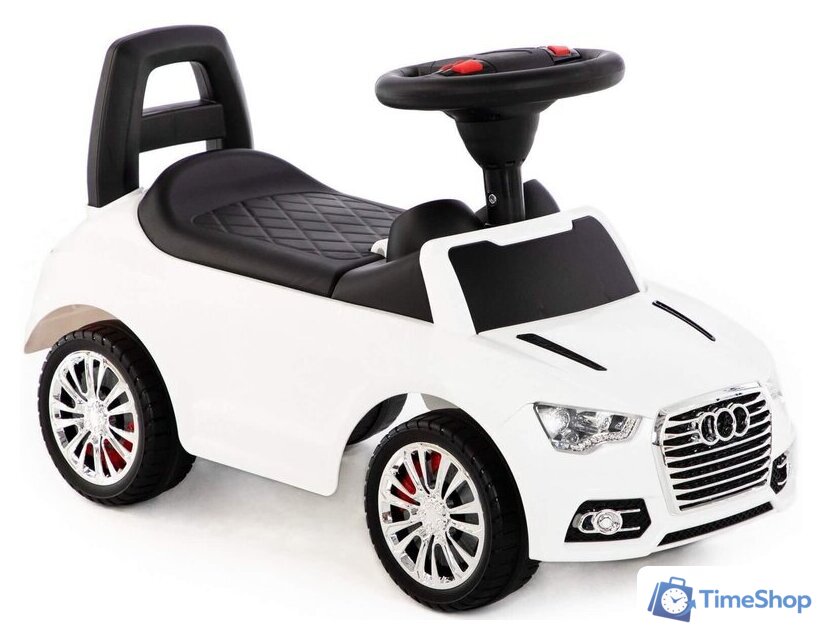 Каталка Полесье SuperCar №2 со звуковым сигналом 84552 (белый) - Изображение №6 — Интернет-магазин Time-Shop