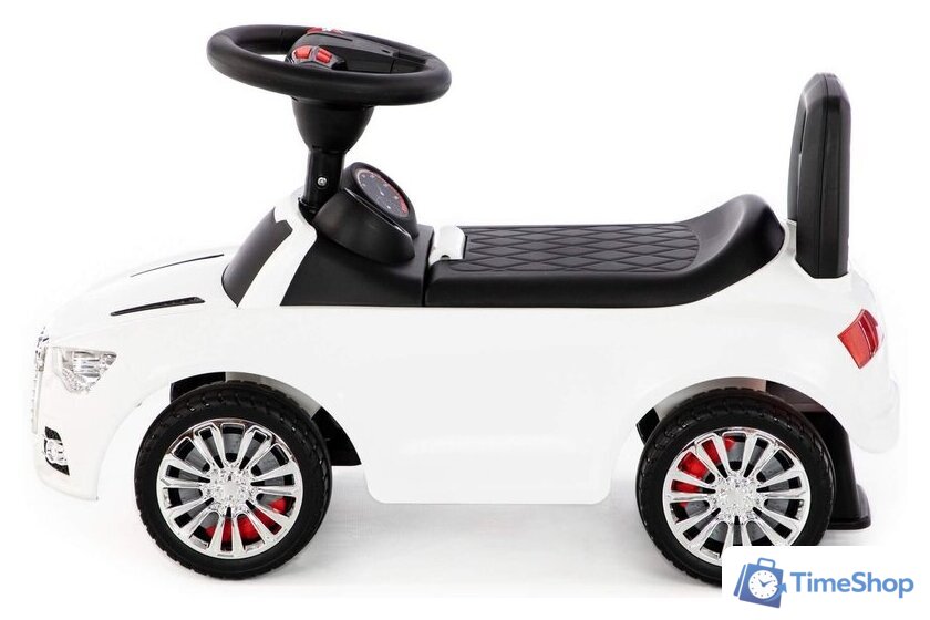 Каталка Полесье SuperCar №2 со звуковым сигналом 84552 (белый) - Изображение №2 — Интернет-магазин Time-Shop