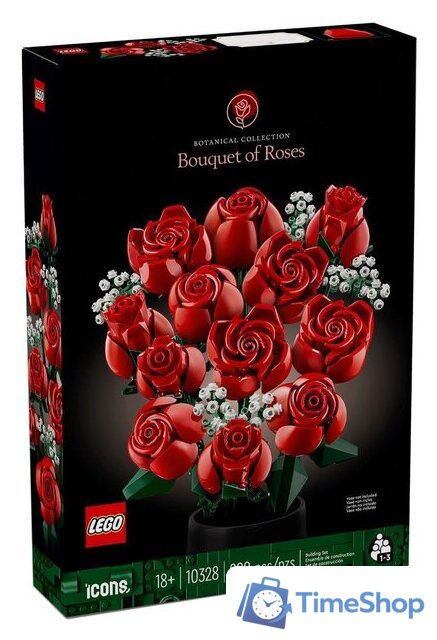 Конструктор LEGO Icons 10328 Букет роз - Изображение №1 — Интернет-магазин Time-Shop