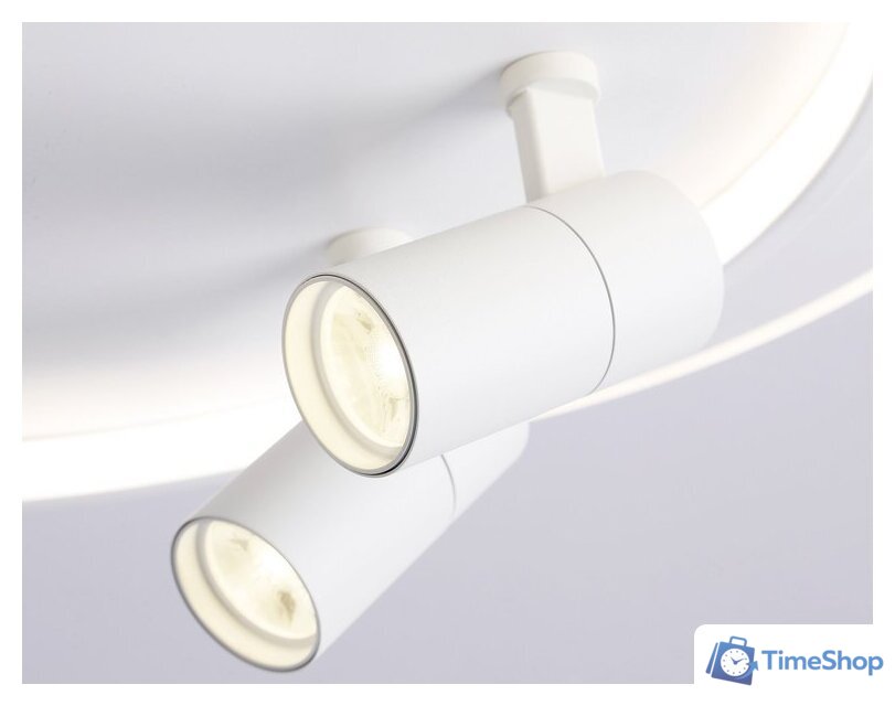 Припотолочная люстра Ambrella light FL51391/1+2 WH - Изображение №7 — Интернет-магазин Time-Shop