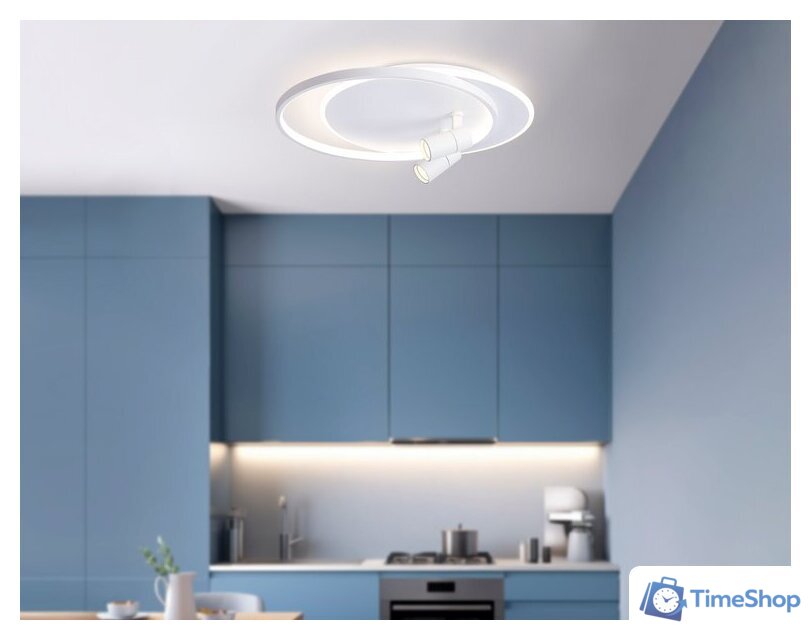 Припотолочная люстра Ambrella light FL51391/1+2 WH - Изображение №8 — Интернет-магазин Time-Shop