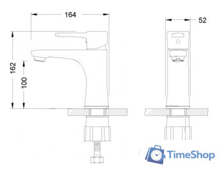 Смеситель Lemark Evitta LM0506C - Изображение №2 — Интернет-магазин Time-Shop