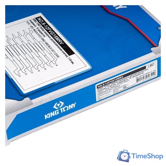 Набор ключей King Tony 9-12FVG15MRV (15 предметов) - Изображение №3 — Интернет-магазин Time-Shop