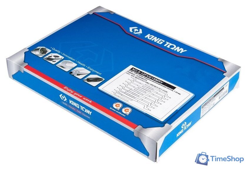 Набор ключей King Tony 9-12FVG15MRV (15 предметов) - Изображение №2 — Интернет-магазин Time-Shop