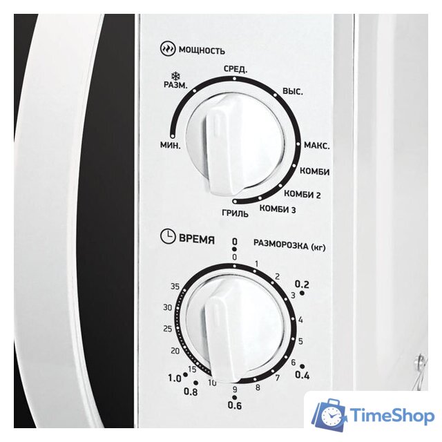 Микроволновая печь BBK 20MWG-738M/W - Изображение №2 — Интернет-магазин Time-Shop