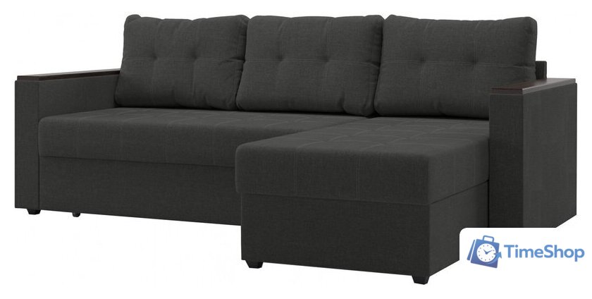 Угловой диван Mio Tesoro Атланта Лайт 111 (Savana Grey) - Изображение №2 — Интернет-магазин Time-Shop