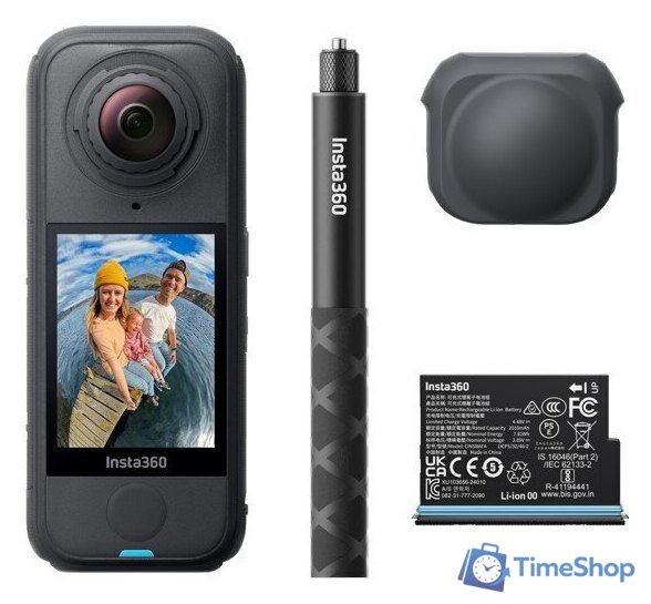 Экшен-камера Insta360 X4 Air Starter Bundle (черный) - Изображение №1 — Интернет-магазин Time-Shop