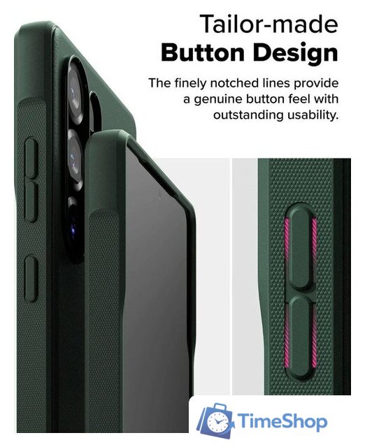 Чехол для телефона Ringke Onyx для Galaxy S25 Ultra Dark Green - Изображение №8 — Интернет-магазин Time-Shop