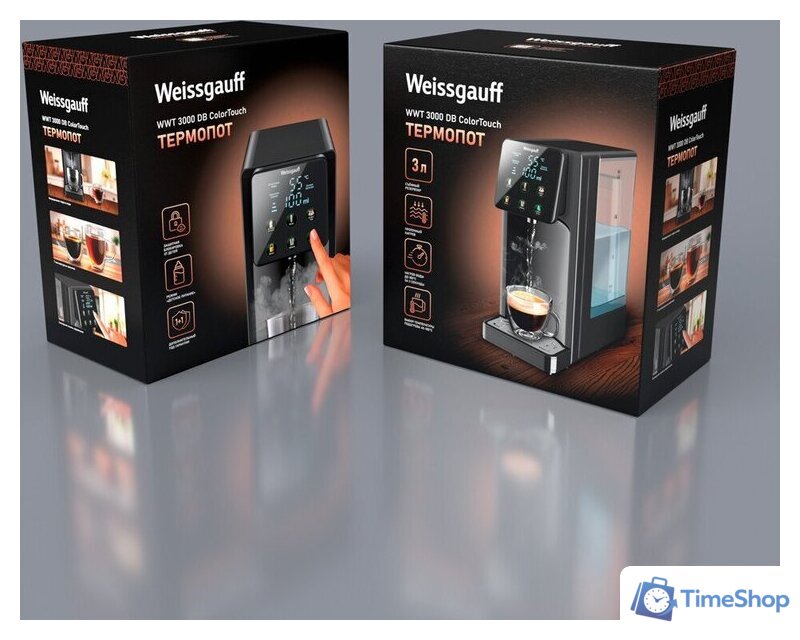 Термопот Weissgauff WWT 3000 DB ColorTouch - Изображение №5 — Интернет-магазин Time-Shop