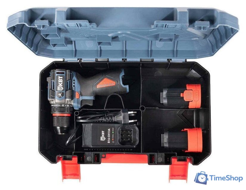 Дрель-шуруповерт КВТ DB-16-10 (с 2-мя АКБ, кейс) - Изображение №6 — Интернет-магазин Time-Shop