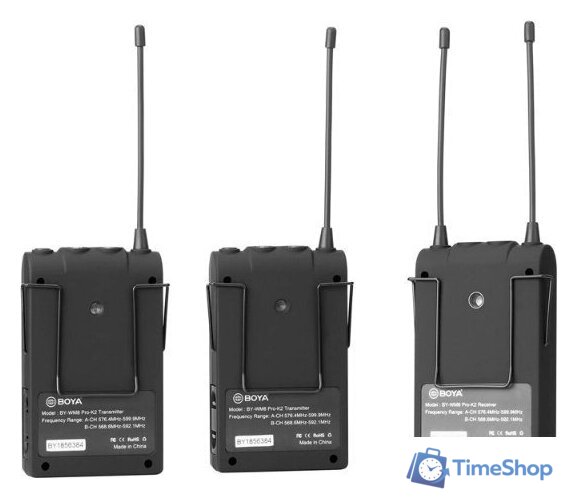 Радиосистема BOYA BY-WM8 Pro-K2 - Изображение №2 — Интернет-магазин Time-Shop