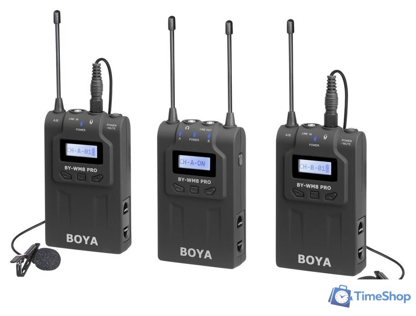 Радиосистема BOYA BY-WM8 Pro-K2 - Изображение №1 — Интернет-магазин Time-Shop