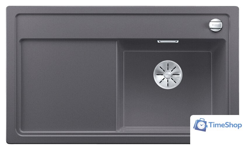 Кухонная мойка Blanco Zenar 45 S-F (правая, темная скала) - Изображение №1 — Интернет-магазин Time-Shop