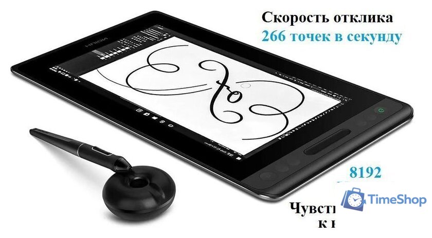 Графический монитор Huion Kamvas Pro 12 GT-116 - Изображение №5 — Интернет-магазин Time-Shop