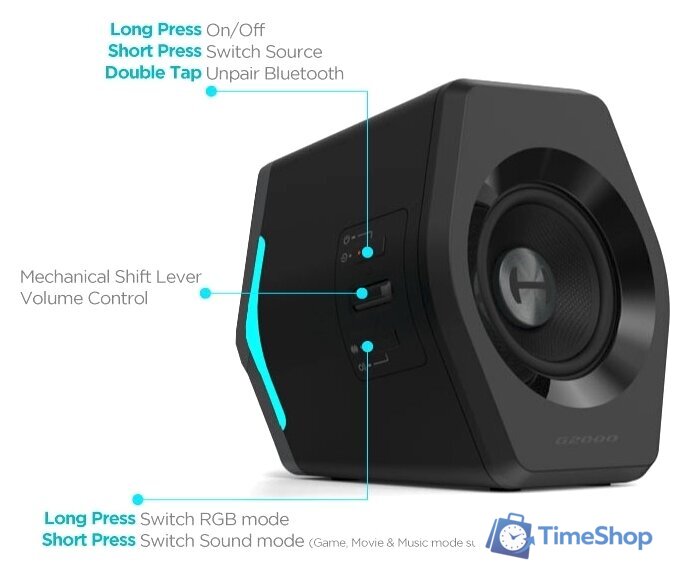 Акустика Edifier Hecate G2000 (черный) - Изображение №6 — Интернет-магазин Time-Shop