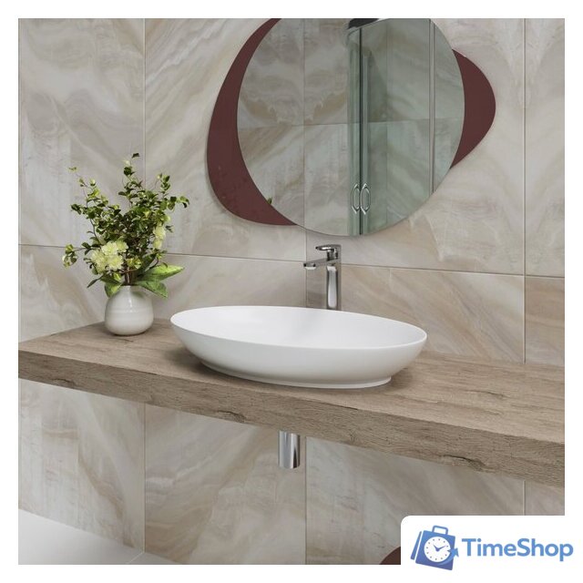 Умывальник Lauter 21571 + клапан 21190W + сифон 21635W (белый матовый) - Изображение №11 — Интернет-магазин Time-Shop