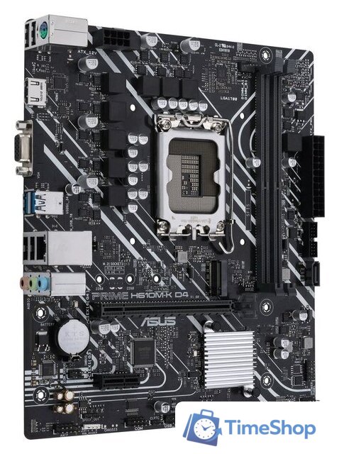 Материнская плата ASUS Prime H610M-K D4 - Изображение №2 — Интернет-магазин Time-Shop
