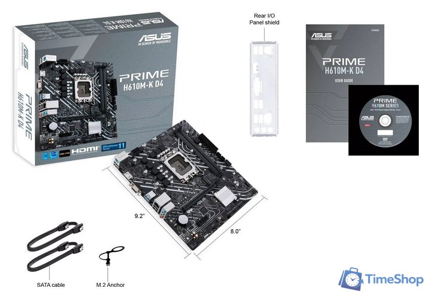 Материнская плата ASUS Prime H610M-K D4 - Изображение №7 — Интернет-магазин Time-Shop
