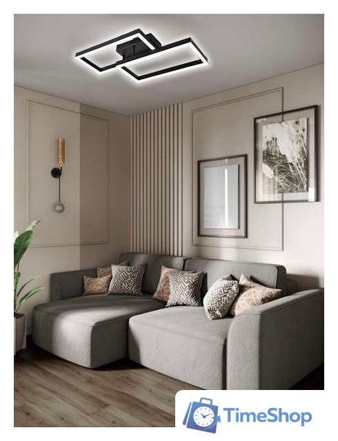 Припотолочная люстра Aitin Pro L71140/2 (черный) - Изображение №2 — Интернет-магазин Time-Shop