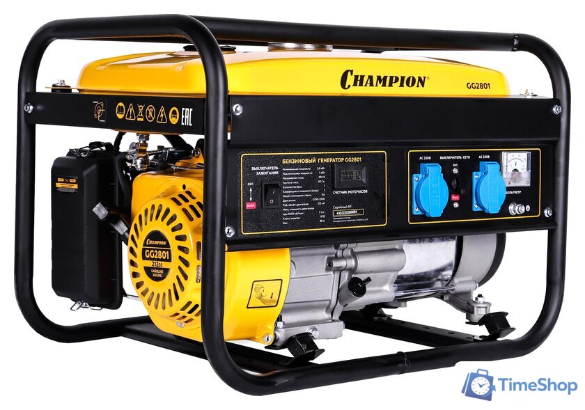 Бензиновый генератор Champion GG2801 - Изображение №1 — Интернет-магазин Time-Shop
