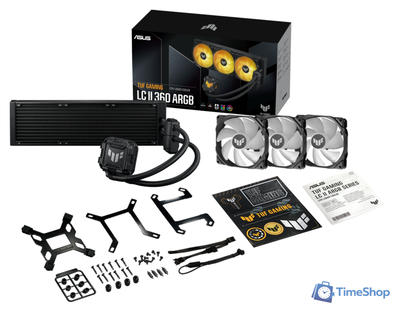 Система жидкостного охлаждения для процессора ASUS TUF Gaming LC II 360 ARGB - Изображение №5 — Интернет-магазин Time-Shop