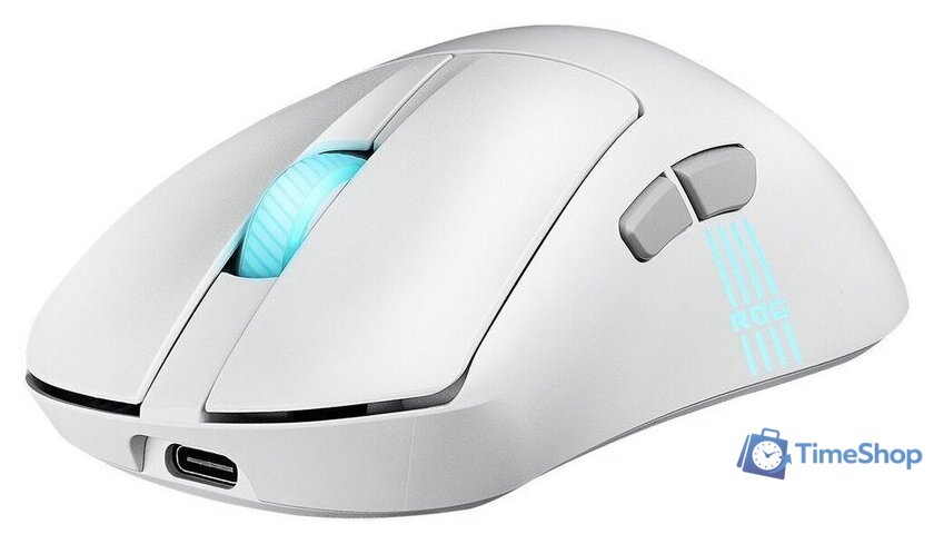 Игровая мышь ASUS ROG Keris II Origin Moonlight White - Изображение №7 — Интернет-магазин Time-Shop