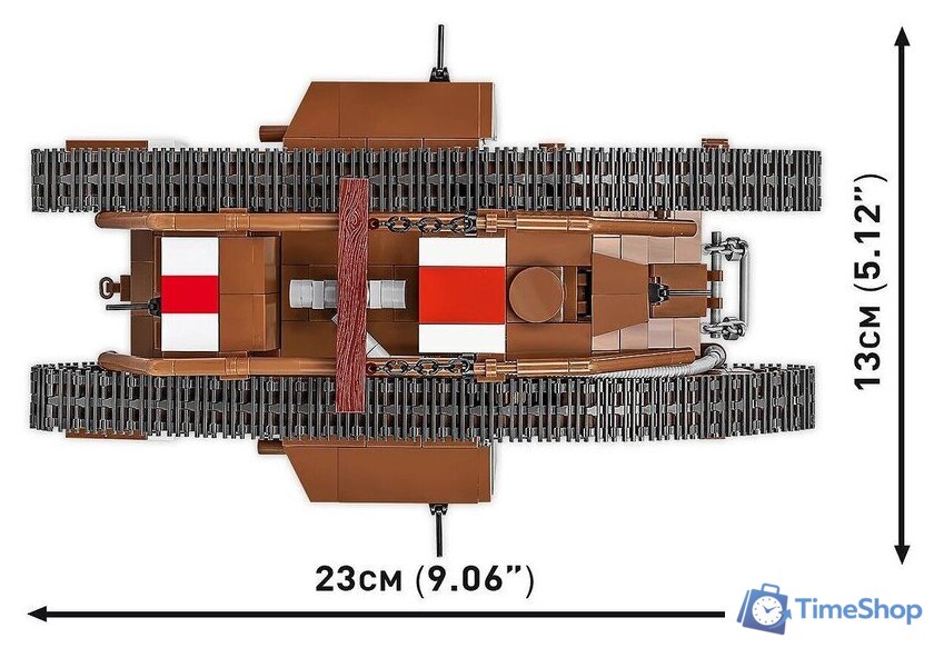 Конструктор Cobi Historical Collection Great War Mark V no 9199 - Изображение №11 — Интернет-магазин Time-Shop