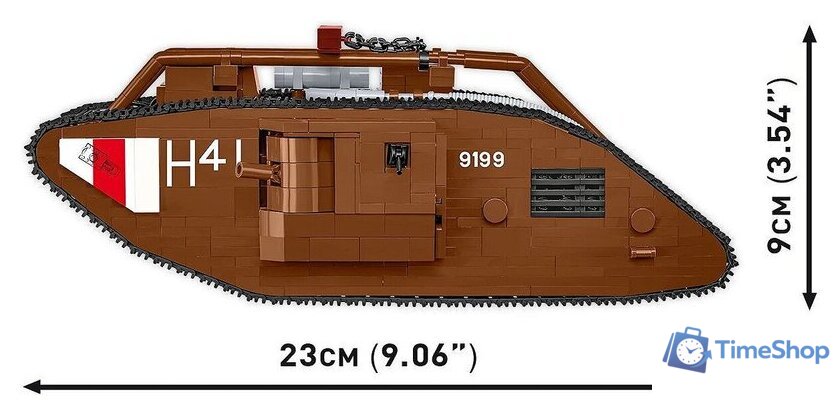 Конструктор Cobi Historical Collection Great War Mark V no 9199 - Изображение №10 — Интернет-магазин Time-Shop