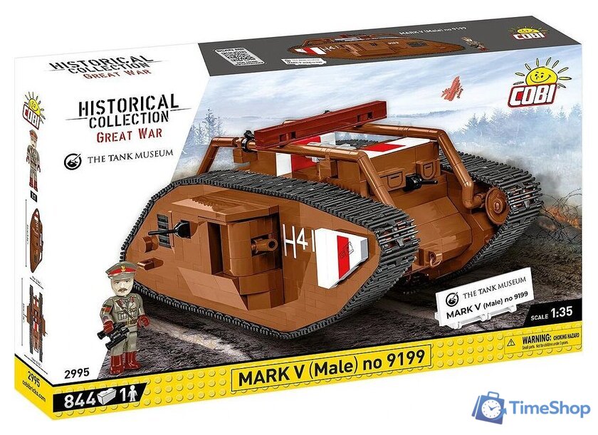 Конструктор Cobi Historical Collection Great War Mark V no 9199 - Изображение №12 — Интернет-магазин Time-Shop