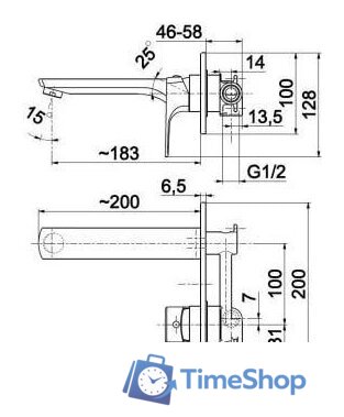 Смеситель Armatura Mokait 5539-810-00 - Изображение №2 — Интернет-магазин Time-Shop