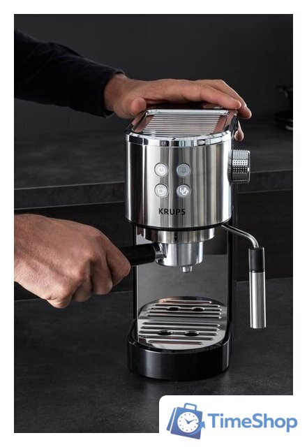 Рожковая кофеварка Krups Virtuoso XP442C11 - Изображение №3 — Интернет-магазин Time-Shop