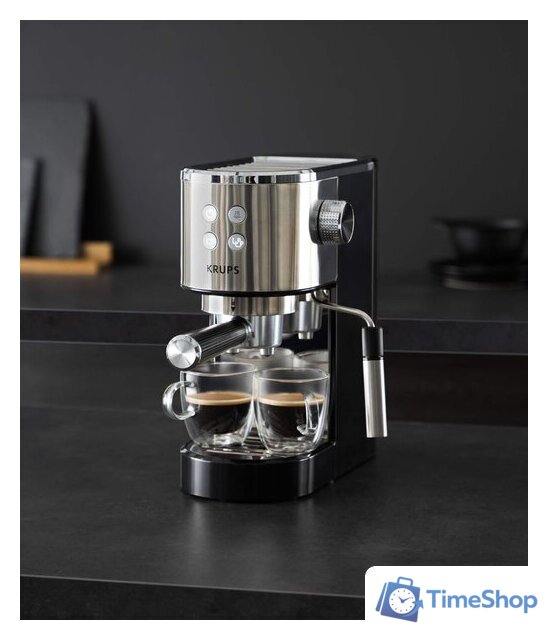 Рожковая кофеварка Krups Virtuoso XP442C11 - Изображение №7 — Интернет-магазин Time-Shop