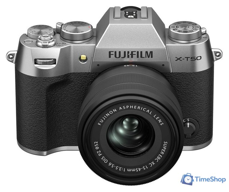 Беззеркальный фотоаппарат Fujifilm X-T50 Kit 15-45mm (серебристый) - Изображение №8 — Интернет-магазин Time-Shop