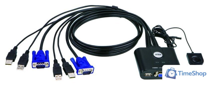 KVM переключатель Aten CS22U-A7 - Изображение №1 — Интернет-магазин Time-Shop