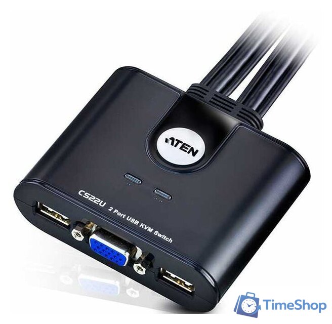 KVM переключатель Aten CS22U-A7 - Изображение №2 — Интернет-магазин Time-Shop