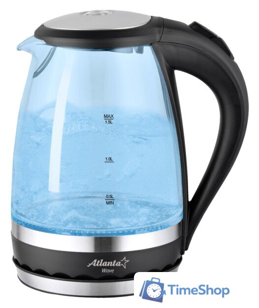 Электрический чайник Atlanta ATH-2463 (черный) - Изображение №1 — Интернет-магазин Time-Shop