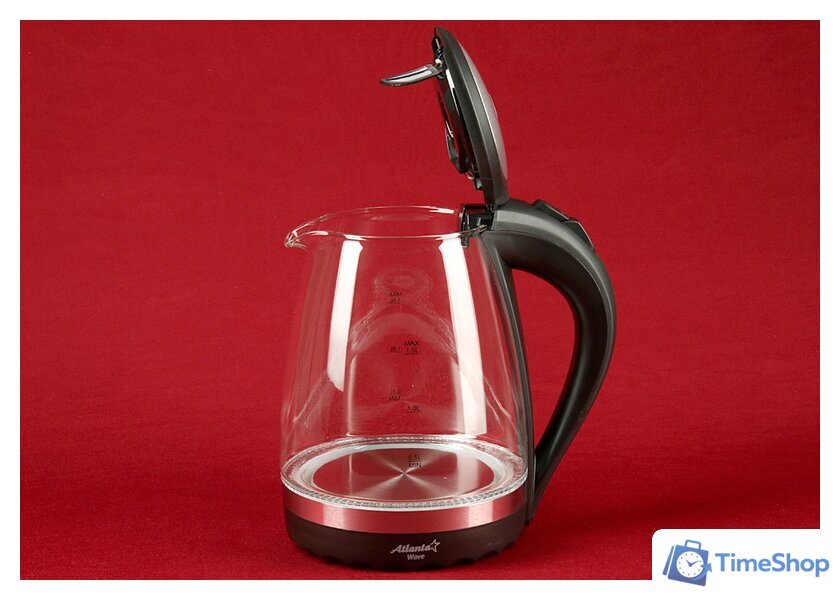 Электрический чайник Atlanta ATH-2463 (черный) - Изображение №4 — Интернет-магазин Time-Shop