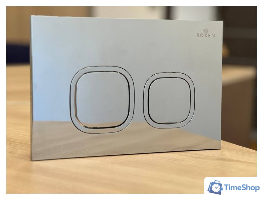 Унитаз подвесной Roxen Antares One Rimless 6 в 1 StounFix Dual Fresh 546881 (кнопка: хром) - Изображение №12 — Интернет-магазин Time-Shop