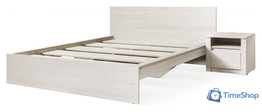 Кровать Рэйгрупп РГK 175.4x79.9x204.2 РГК BR (дуб бордолайт) - Изображение №1 — Интернет-магазин Time-Shop