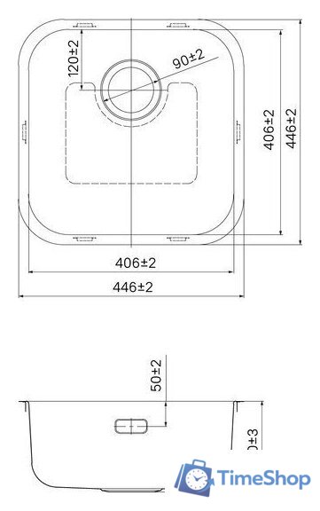 Кухонная мойка IDDIS Mate MAT44GMi77 - Изображение №16 — Интернет-магазин Time-Shop